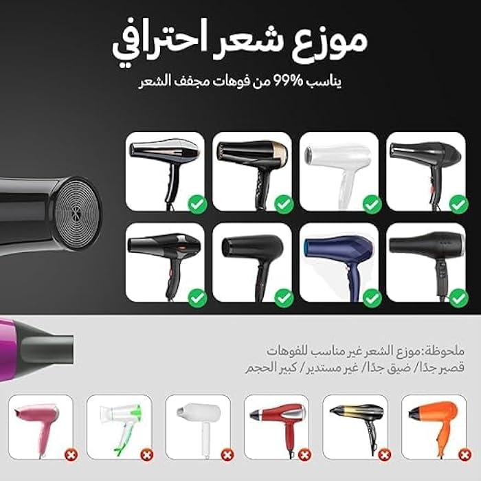 hair diffuser, Universal attachment fits almost all hair dryers, for curly or wavy hair styling, dry and gain maximum volume without frizz - Image 4